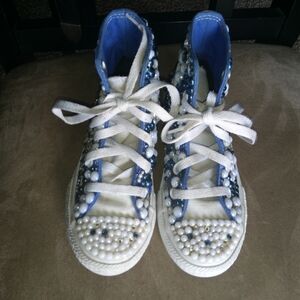Converse future zeta bling sneakers